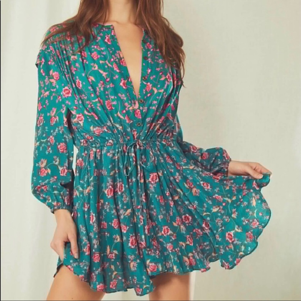 🦋Free People Flower Fields dress S